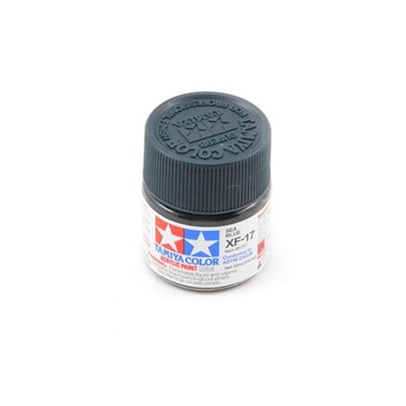 Tamiya Acrylic Mini XF-17 Sea Blue Paint TAM81717